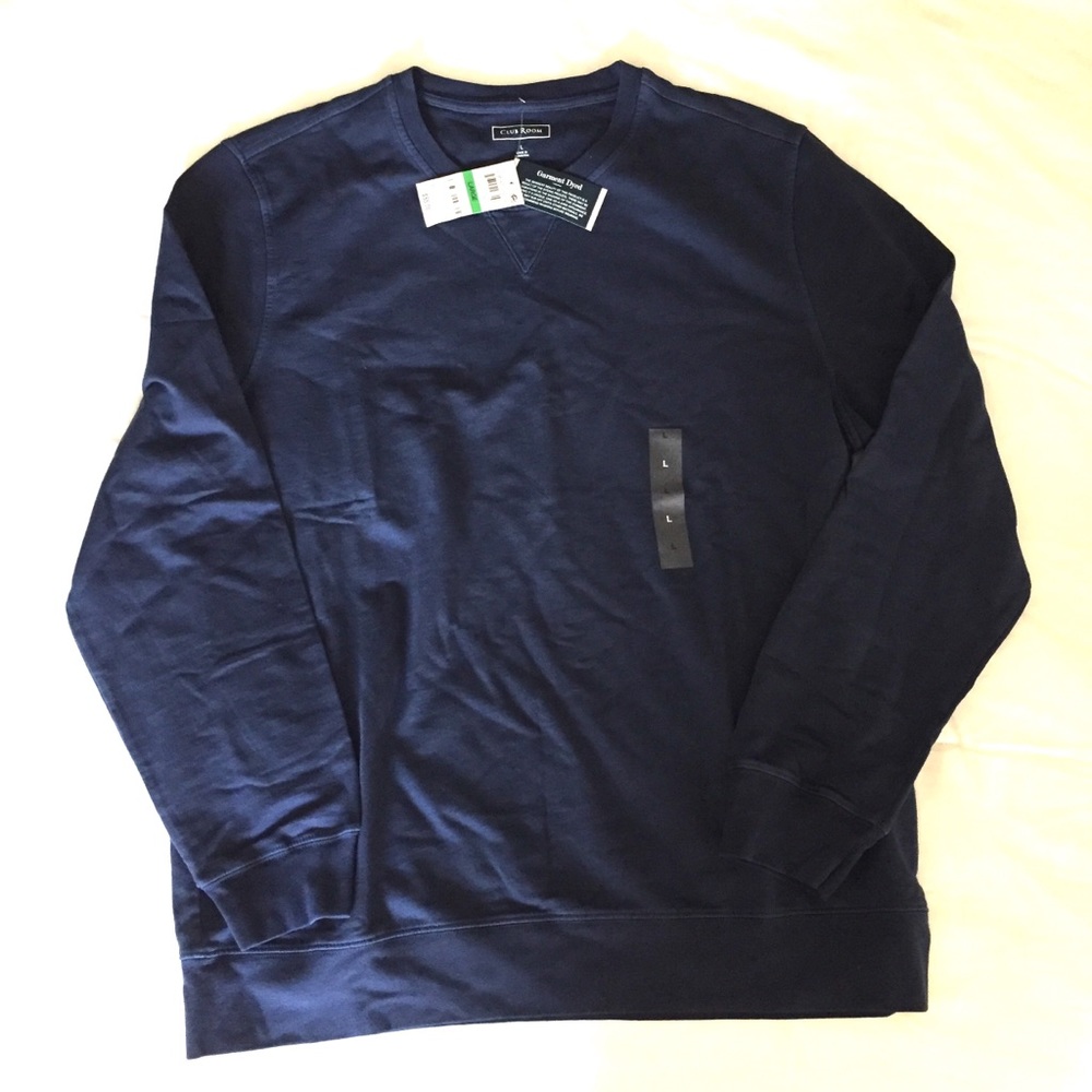 Sweatshirt by Club Room, New, Large, Light weight